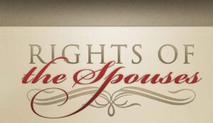 Rights of the spouse