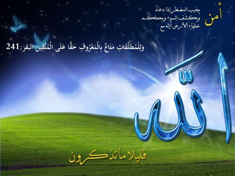 متعہ ۔مطلقہ عورت کے لئے ہدیہ